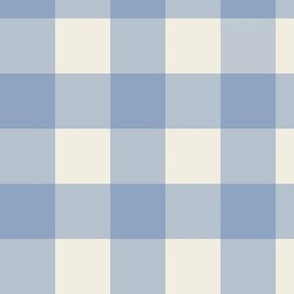 1.5" Gingham: Chambray & Canvas Gingham Check, Buffalo Check, Buffalo Plaid