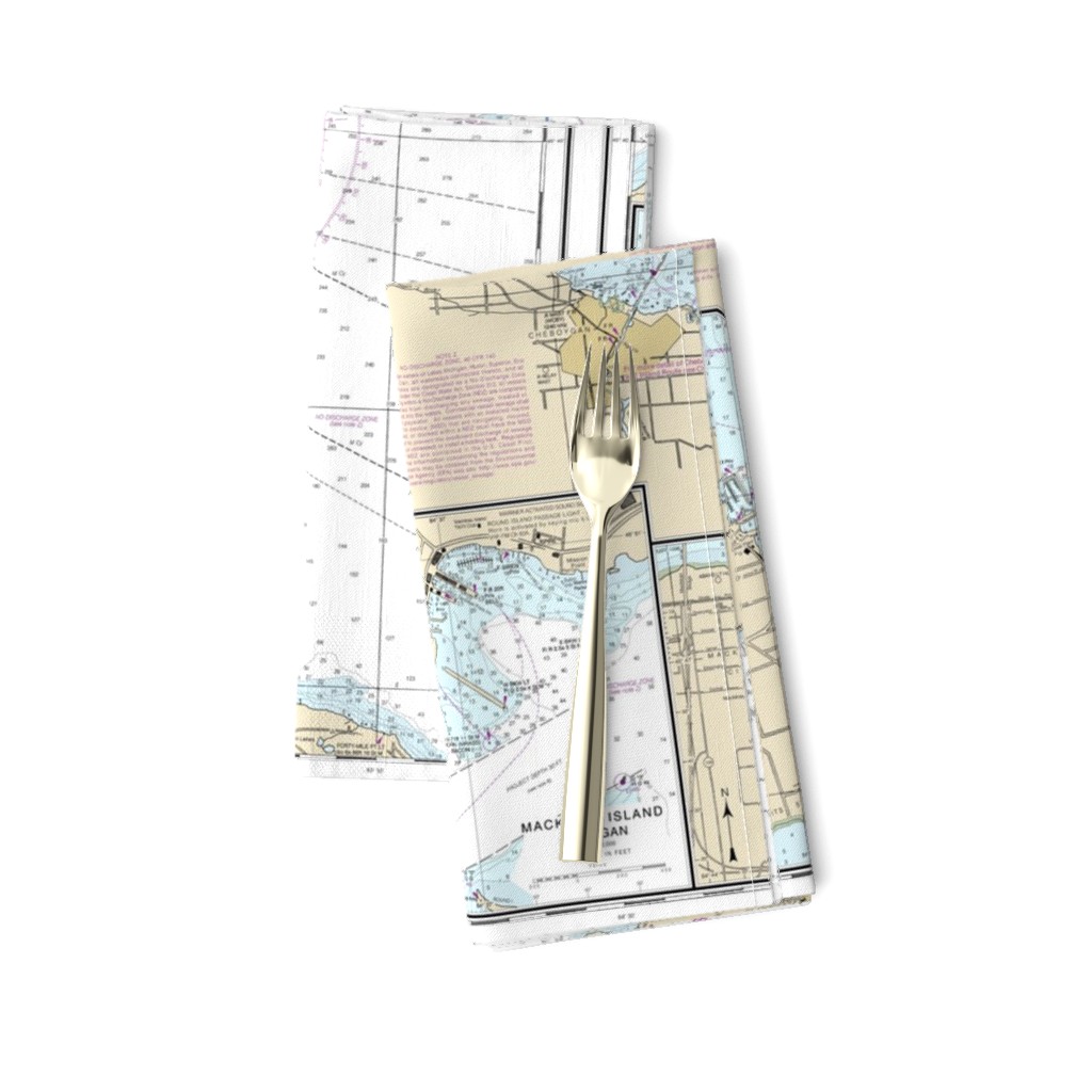 NOAA nautical chart #14881, Lake Huron, DeTour Passage to Waugoshance Point (42x31.8")