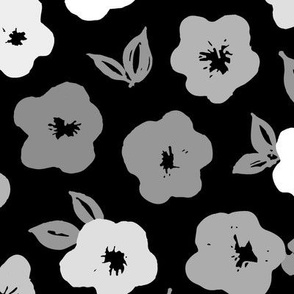 Flowers_non_directional_grey_black_white