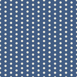 cordinate blue ridge polka dots