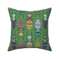patterned ants kelly green 10,5 inch