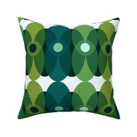 spring leaf green abstract geometric shapes teal black small format 