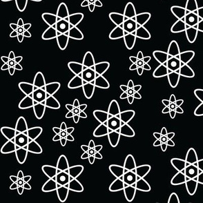 Atomic Orbits (Black and White)