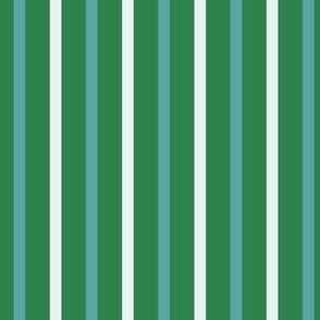 Blue and Green Stripe 4x4 inch.