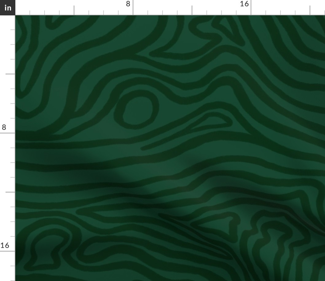 Topographic in green - large format