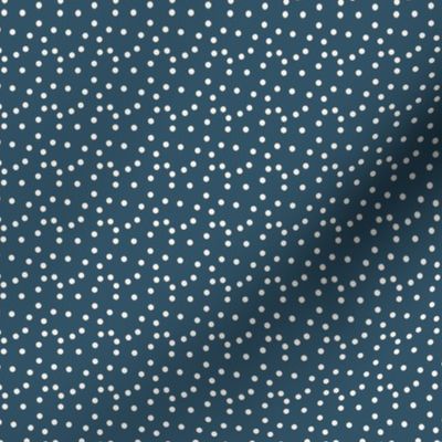 polkadot in midnight blue 1x1