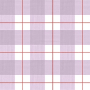 Double Buffalo Plaid Lilac and Burnt Red copy
