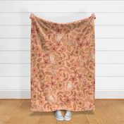 Ditsy print in brown- Large 66"x66"