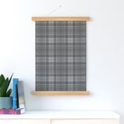 large-Plaid check tartan - Battleship gray