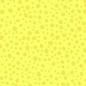 Yellow Polka Dot Spots - Buttercups Home Decor Collection 