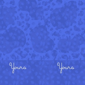Yours Pillowcase Blue