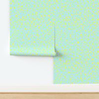 Blue and Yellow Polka Dot Spots - Buttercups Home Decor Collection 