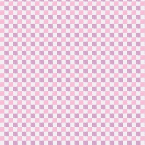 Pink and Mauve Purple Checkerboard