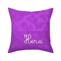 Hers Pillowcase Purple