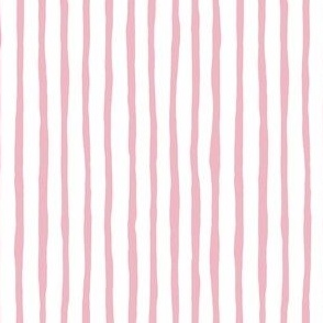 Medium Wavy Wonky Stripe Pink White_MEDIUM Scale 