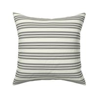 Triple Thin Stripe Horizontal - Cream, Small Scale