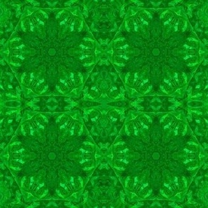 emerald green geo star