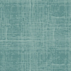 Linen texture / Flying high / Large scale / Teal