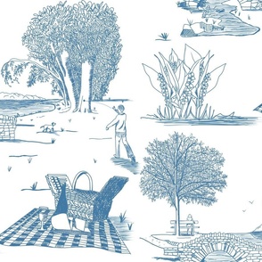 French country toile de jouy