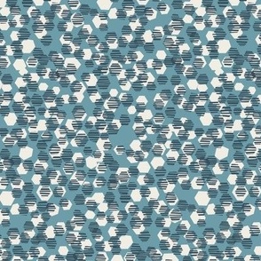 hexi-dots texture-small scale_stargazer and reef waters blues