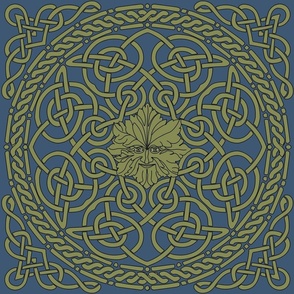Celtic Knot Green Man 18 in