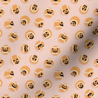 Halloween Fetch Dog Fabric- Pink, Small Scale