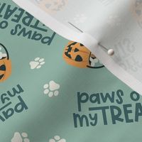 Paws Off My Treats - Sea Glass, Medium Scale