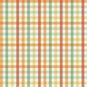 Fall Gingham - Multi, Small Scale
