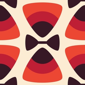 2819 A Extra large - abstract retro