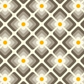 2818 D Small - retro floral tiles