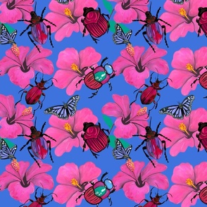 Jewel Tone Insect & Butterfly Design  