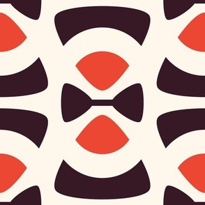 2820 F Large - abstract retro forms