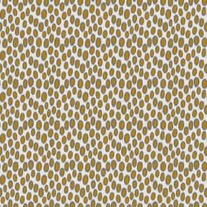 abstract leopard spots in ikat style | antique gold | tiny