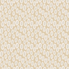 abstract leopard spots in ikat style | neutral | small