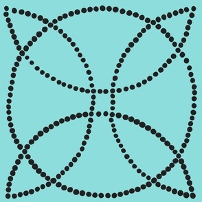 Zaghouan ( Teal and Black )