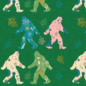 Cryptozoology - Bigfoot Emerald Green