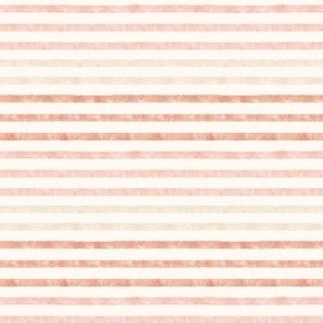 peach pink cream watercolor stripes 