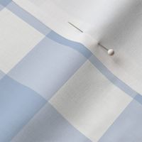 1.5" Gingham: Chambray & Cream Gingham Check, Blue Buffalo Check, Buffalo Plaid