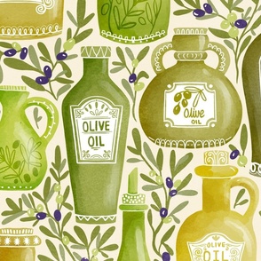 olive oil of provence wallpaper scale