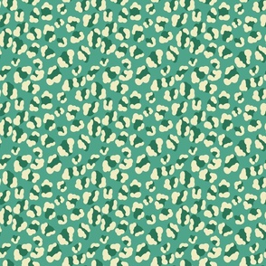 new leopard pattern emerald green