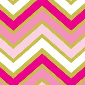 Chevron gradients hot pink