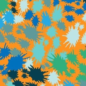 Puddles of Fun-Tangerine-Multi