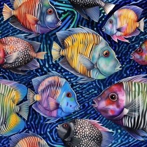 Tropical Vibrant Fish