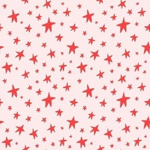 Red Christmas stars 7x7