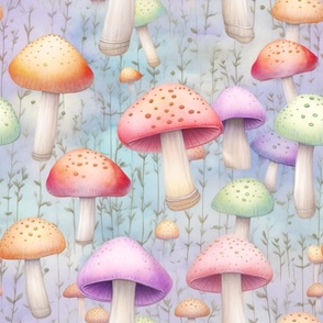 Beautiful mushrooms dreamland
