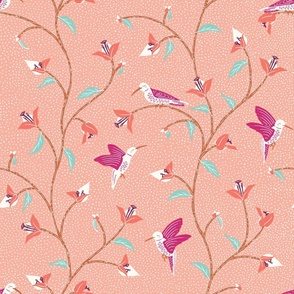 Hummingbirds // Pink