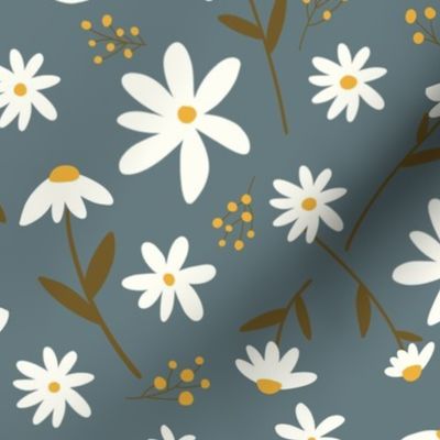 Ditsy daisies/floral/small scale