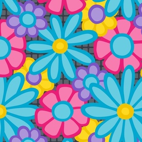 Boldly Colorful Non-Directional Floral