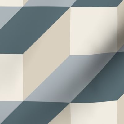 long boxes _ bone beige_ creamy white_ french grey_ marble blue _ optical geometric