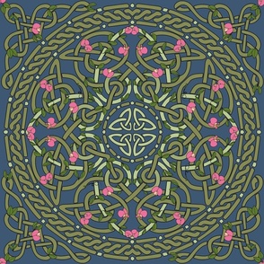 Celtic Floral Knot Garden 18 in